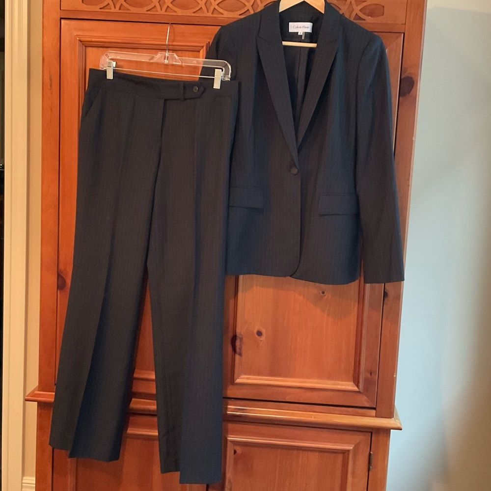 Women’s suit pinstripe